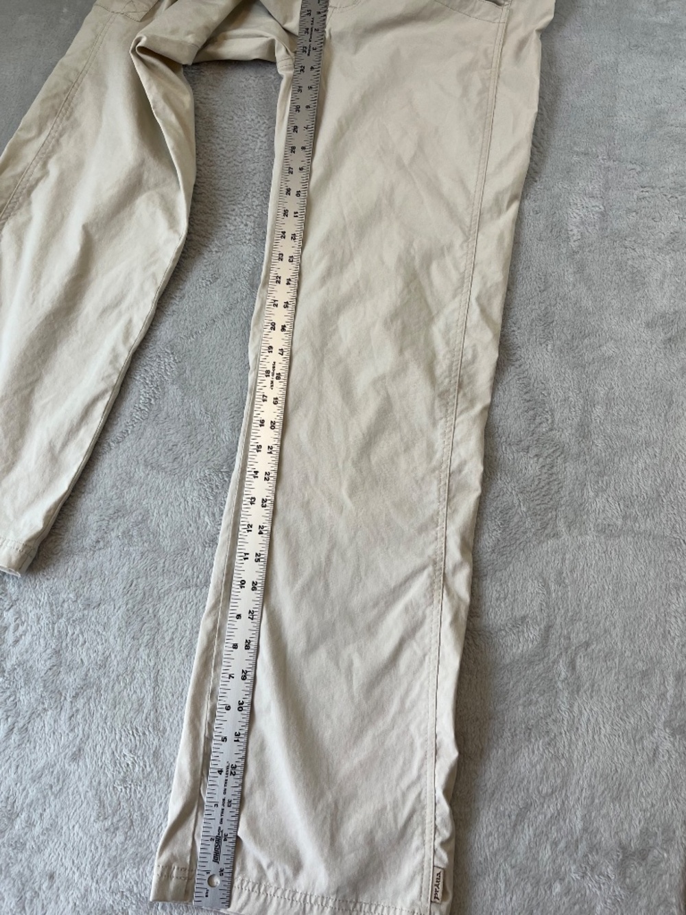 prAna Breathe sz L Lightweight Performance Cargo Hiking Pants Gorpcore EUC - Picture 10 of 14
